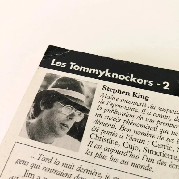 Vintage  90s Stephen King Les Tommyknockers Volume 2 French Paperback Book - Picture 3 of 16